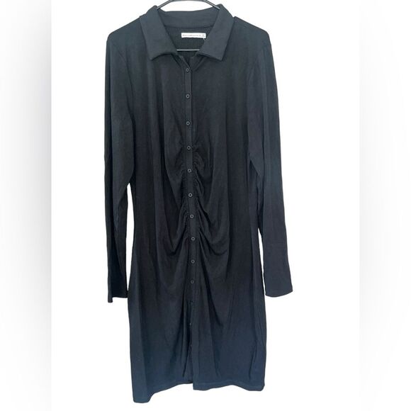Abercrombie & Fitch Black Long Sleeve Dress - Picture 3 of 13